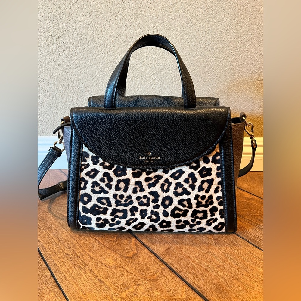 Kate Spade Leopard Handbag with adjustable strap